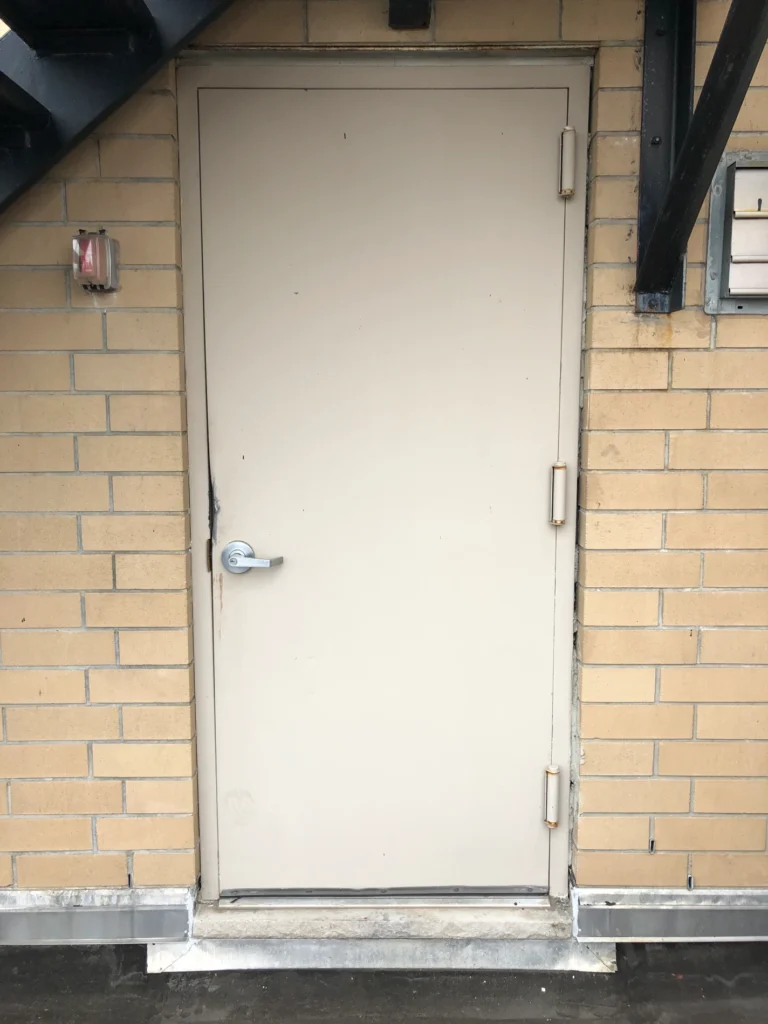 Fireproof door repair