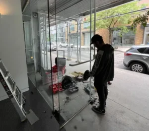 Glass Storefront Door Installation Manhattan